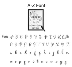 Custom Wood Family Sign