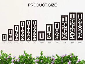 Personalized Vertical House Numbers