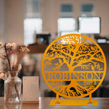 Personalized Tabletop Metal Tree of Life Sign