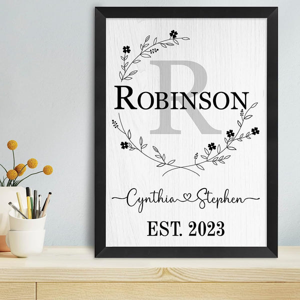 Custom Wood Family Sign