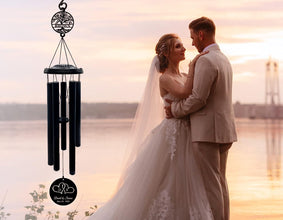 Custom Love Initials Wind Chime
