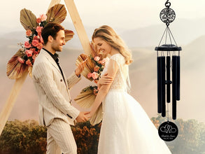 Custom Love Initials Wind Chime