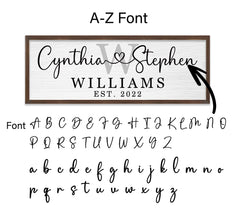 Custom Wood Family Sign