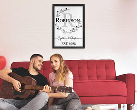 Custom Wood Family Sign