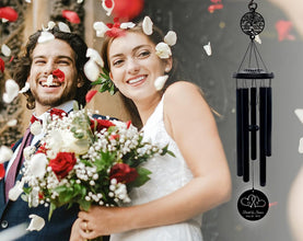 Custom Love Initials Wind Chime