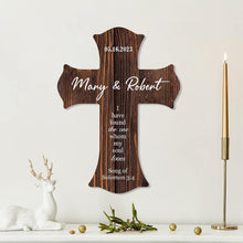 Personalized Wooden Cross Baby Shower Gift