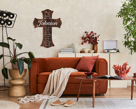 Personalized Wooden Cross Baptism Gift with Name and Date