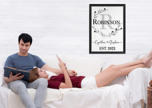 Custom Wood Family Sign