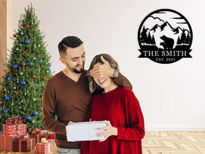 Personalized Bear Metal Sign