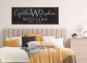 Custom Wood Family Sign