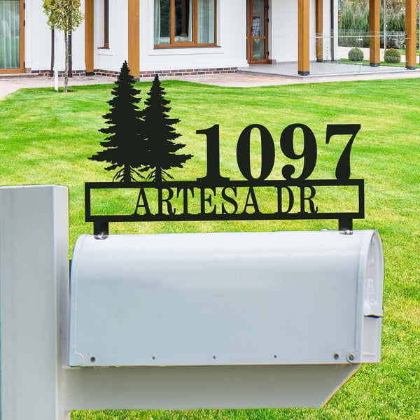 Pine Tree Mailbox Topper