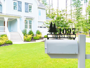 Pine Tree Mailbox Topper