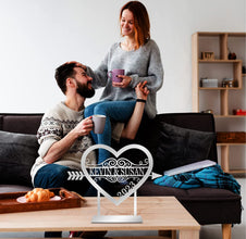 Heart & Arrow Steel Tabletop