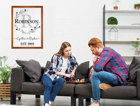 Custom Wood Family Sign