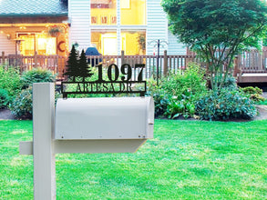 Pine Tree Mailbox Topper