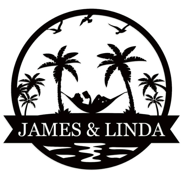 Custom Hammock Metal Sign