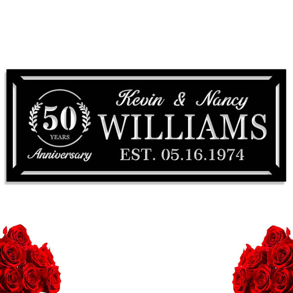 Anniversary Metal Sign