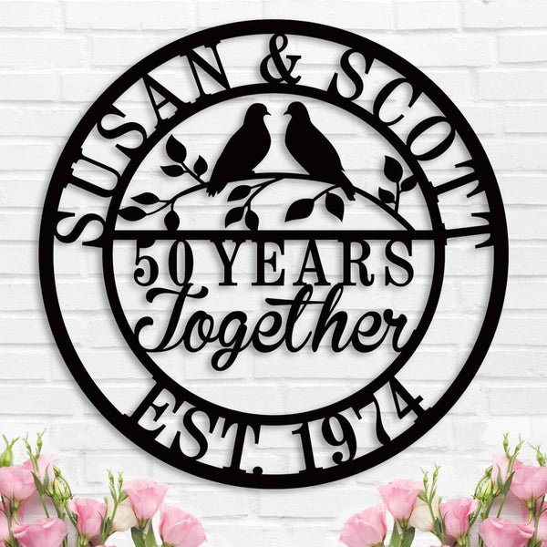 Anniversary Metal Sign