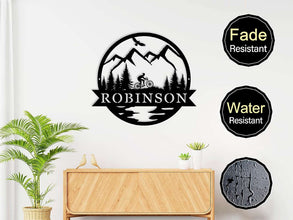 Mountain Bike Metal Sign