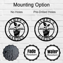 Personalized Garden Sign