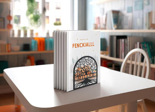 Personalized Metal Tree Bookends