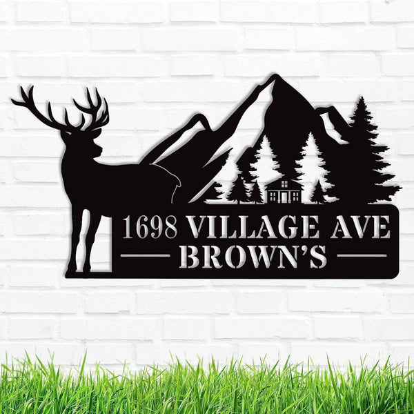 Mountain Address Plaque