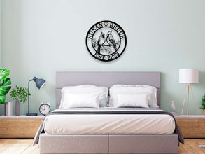 Custom Cardinal Sign