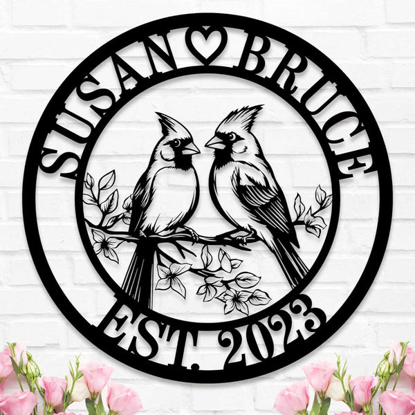 Custom Cardinal Sign