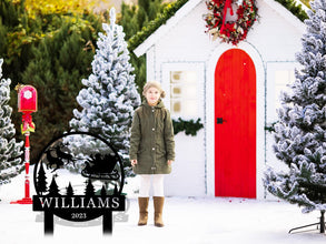 Christmas Reindeer Ironwork Plaque