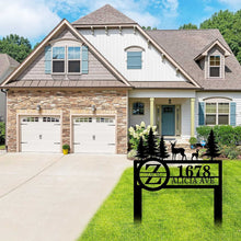 Rustic Deer Address Sign