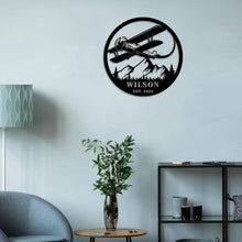 Custom Airplane Metal Sign