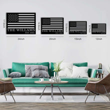 Custom Metal American Flag Sign