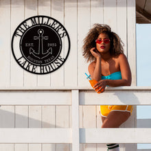 Custom Anchor Metal Sign