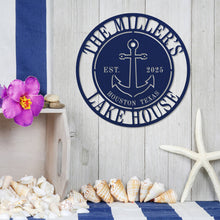 Custom Anchor Metal Sign