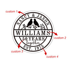 Custom Anniversary Wood Sign