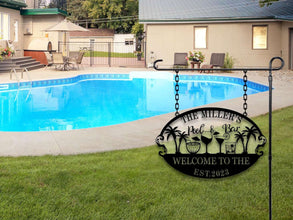 Custom Pool Bar Sign