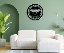 Custom Bee Metal Sign