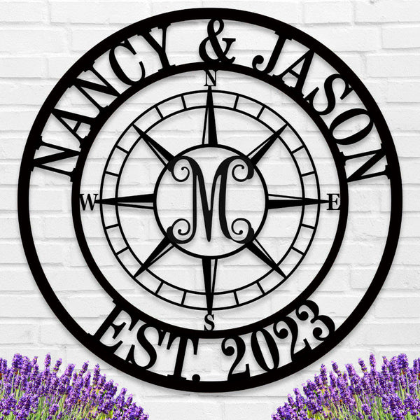 Compass Family Monogram