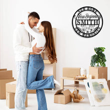 Custom metal sign with