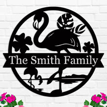 Custom Flamingo Metal Sign