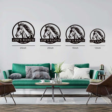Custom Horse Ranch Sign