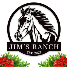 Custom Horse Ranch Sign