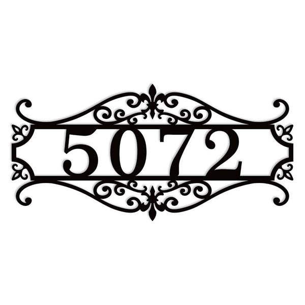 Ornate Address Sign
