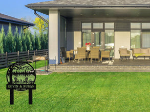 Custom Lakefront Metal Sign