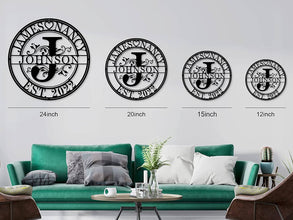 Custom Family Name Sign