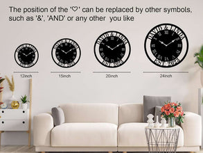 Custom Metal Wall Clock