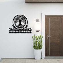 Custom Family Tree Address Sign