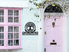 Custom Family Tree Address Sign