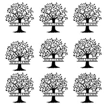 Family Tree Metal Sign