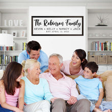 Personalized Family Wood Sign